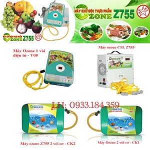 Máy khử độc thực phẩm Ozone Z755 Bộ quốc phòng sản xuất