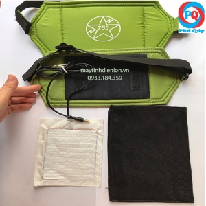 Bộ đai nhiệt xanh lá + dây tạo nhiệt máy tĩnh điện...