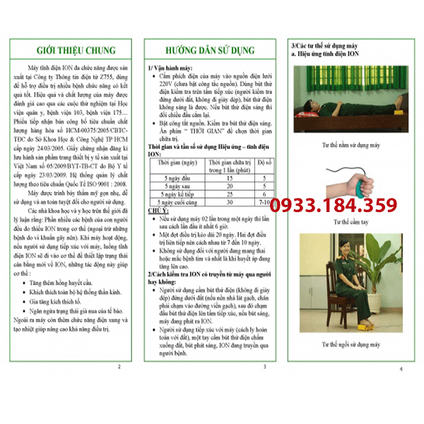 hướng dẫn sử dụng máy cân bằng ion máy tĩnh điện ion z755