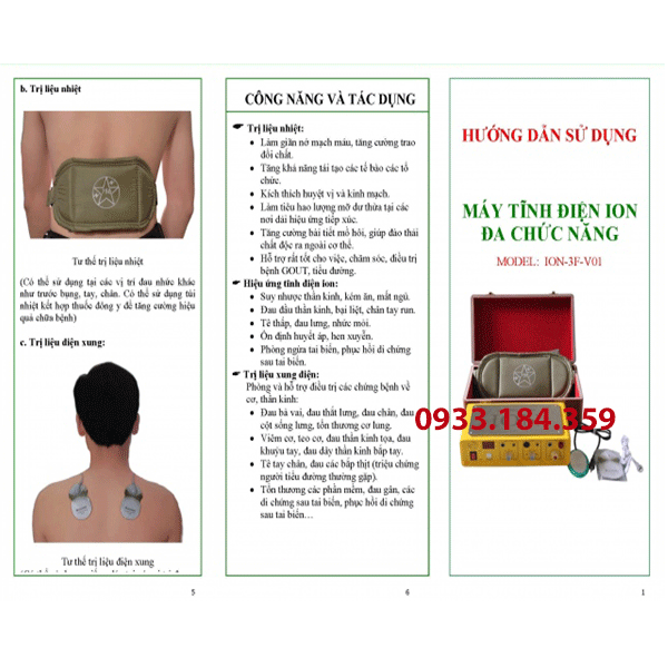 hướng dẫn sử dụng máy tĩnh điện ion máy cân bằng ion z755 bộ quốc phòng