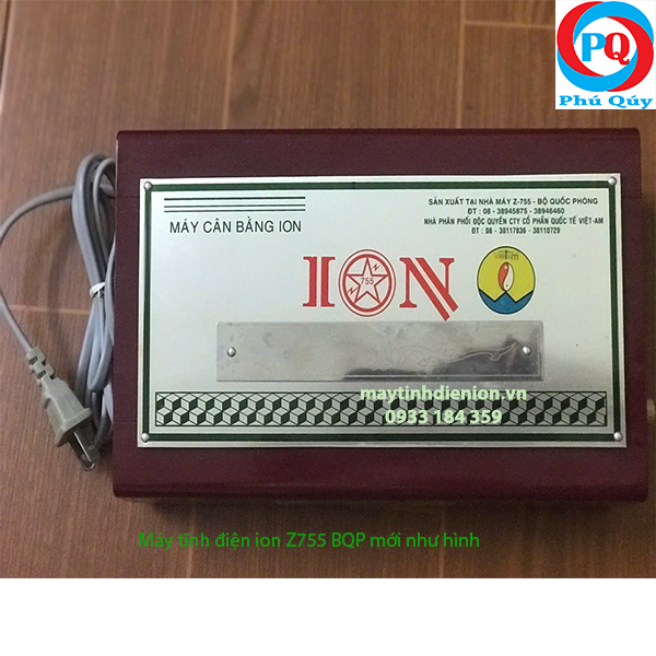 máy tĩnh điện ion z755 màu đỏ đời cũ