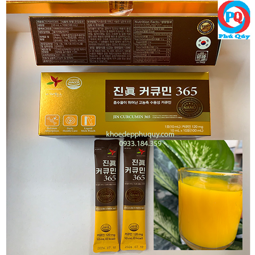 siêu nghệ jin curcumin 365 của Hàn Quốc