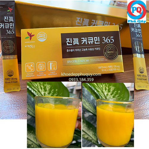 siêu nghệ nano curcumin 365 Hàn Quốc xuất đi Nhật Bản