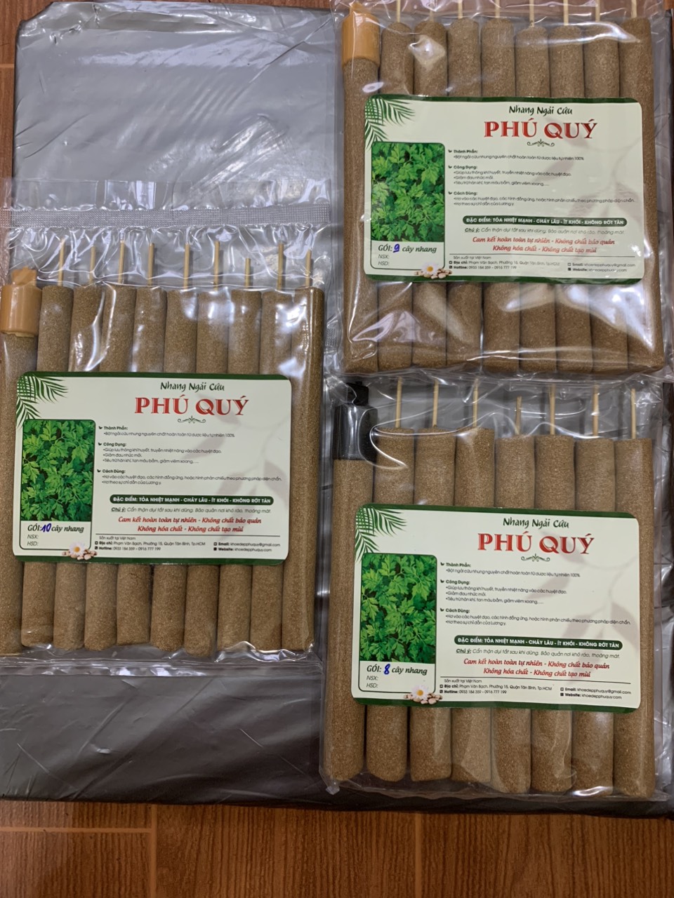 nhang ngải cứu nguyên chất