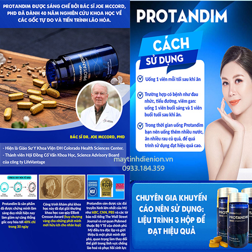 hướng dẫn sử dụng protandim