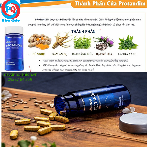protandim chống lão hóa và chống lại gốc tự do