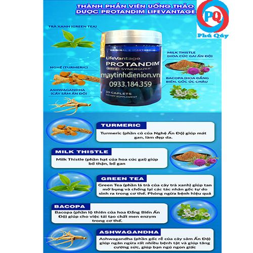 thành phần của Protandim