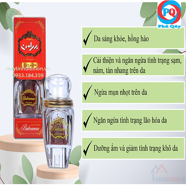 saffron bahraman 1gr nhụy hoa nghệ tây