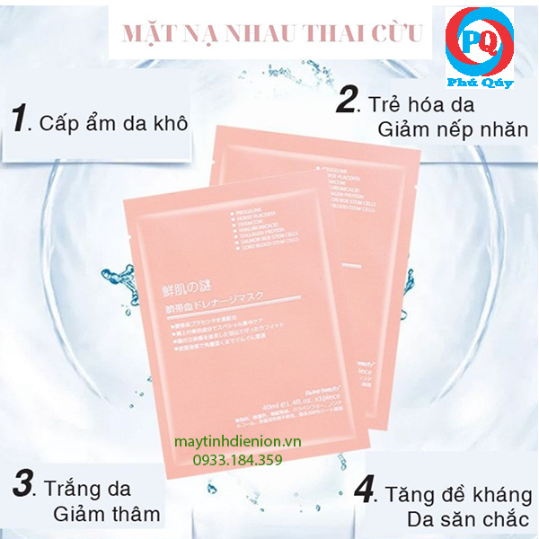 tác dụng của mặt nạ nhau thai cừu Nhật Bản