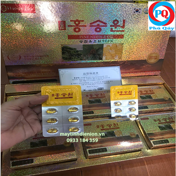 viên tinh dầu thông đỏ Hàn Quốc Hamin Bio 180 viên