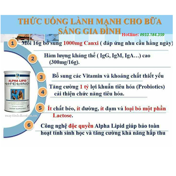 sữa non alpha Lipid của New Zealand tuyệt vời