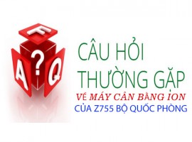 Câu hỏi thường gặp khi sử dụng máy cân bằng ion Z755